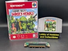 Army Men-Sarge's Heroes ( Nintendo 64 N64 ) Authentic- Case W/ Cover Art -Tested