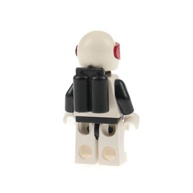 1x Lego Minifigure Space Police 1 Astronaut White Air Tank Helmet Visor 6986 sp036