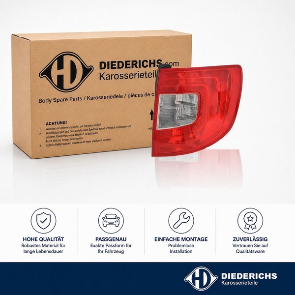 Heckleuchte Rechts Diederichs 7841690 FÜR Skoda RÜCkleuchte Hecklicht-image