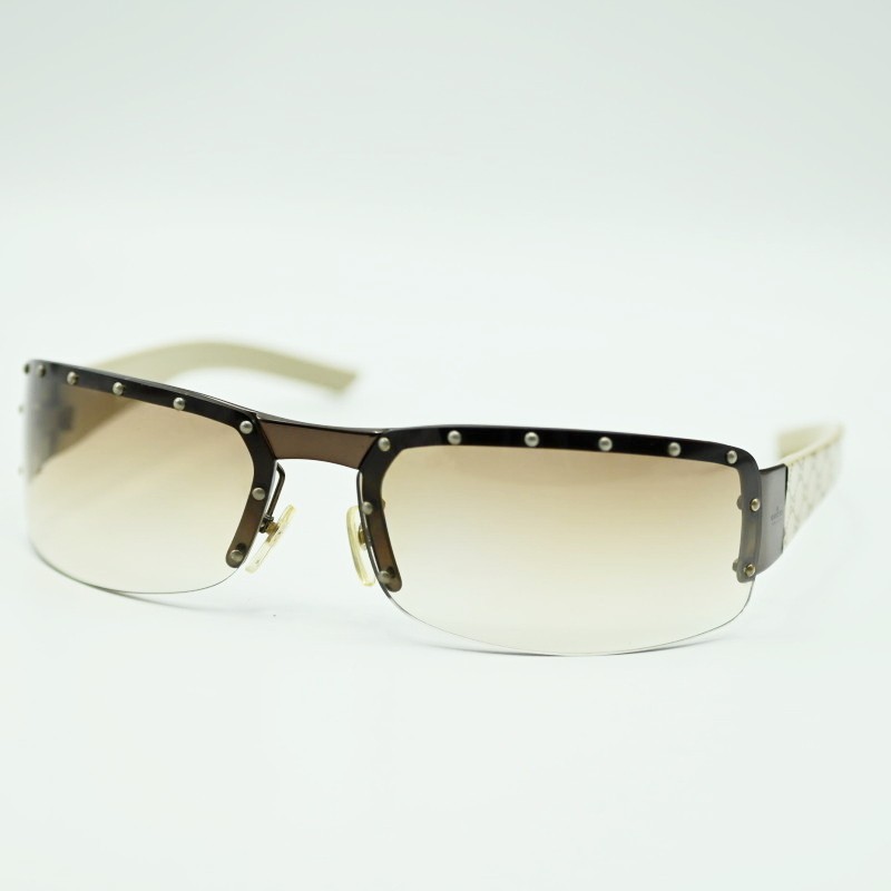 GUCCI Side GG Pattern Half-Rim Gradient Sunglasse… - image 1
