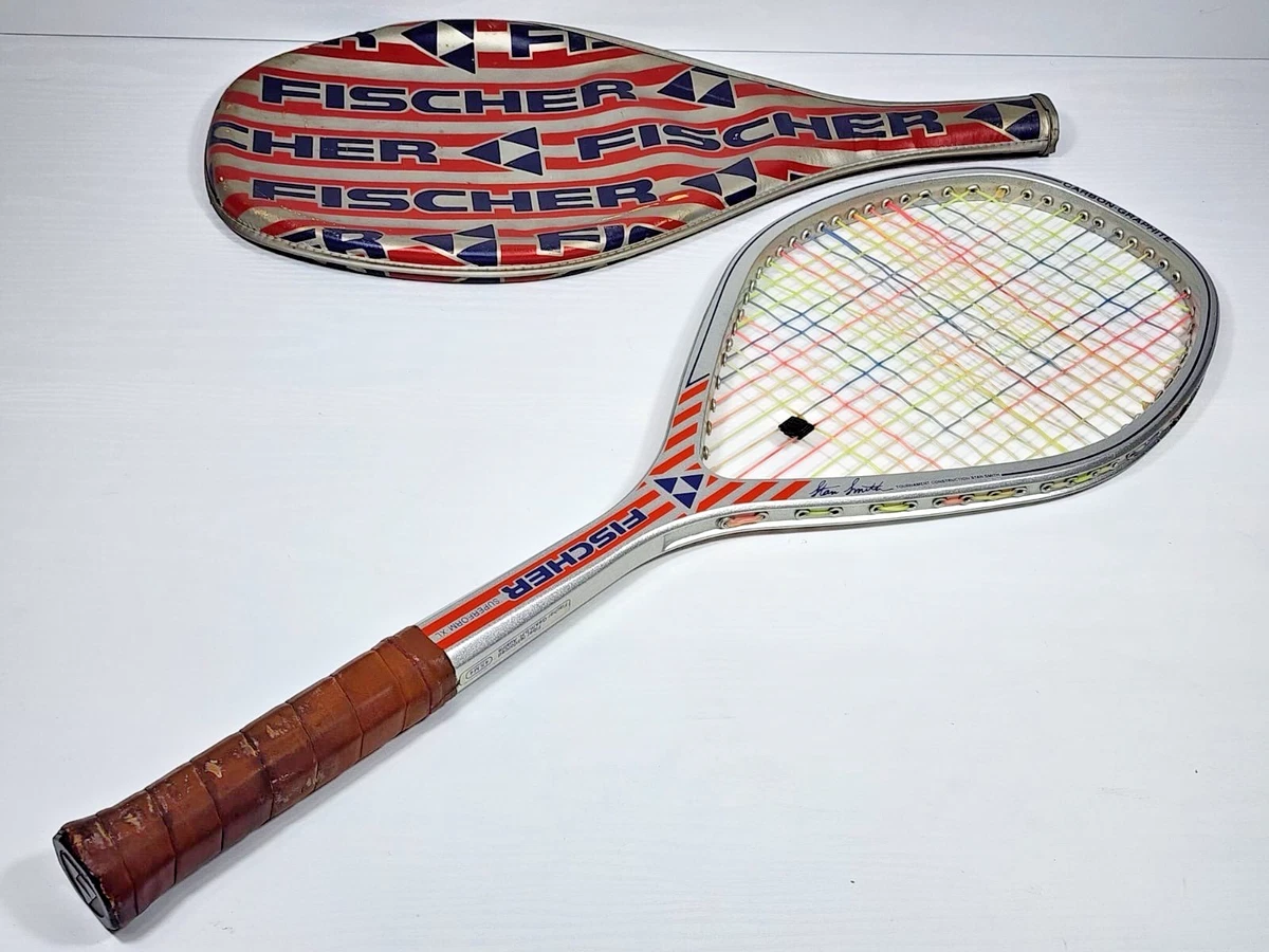 Raquette De Tennis Vintage FISCHER SUPERFORM - Taille 4 3/8 - Fabriquée En Autriche - Occasion