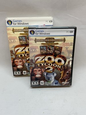 ZOO TYCOON 2 ZOOKEEPER COLLECTION PC CD WINDOWS Sealed With Slip