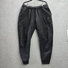 Nike Men Pants XL Black Tech Fleece CU4495-010 Jogger Logo 26" READ