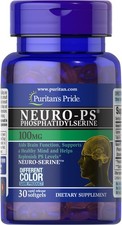Puritan's Pride Neuro-PS Phosphatidylserine 100 mg - 30 Softgels