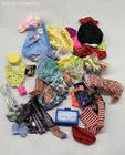 Mixed Doll Clothing and Accessory Lot Fashion Doll 60 Pieces 1980s 1990s Vintage