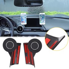 2PCS For Mazda MX-5 Fiat 124 2016-26 Navigation Screen Side Mobile Phone Holder