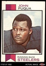 1973 Topps #264 John Fuqua Steelers Morgan St 3 - VG