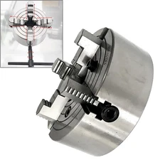 4 Jaw K72-200 8''Independent Reversible Lathe Chuck Lathing For Milling Machine