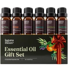 Essential Oils Christmas Set - 6 Oils for Diffusers, Home Care, Candle Making Sc