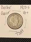 1903-S Barber Quarter  VG  (Not VG+)
