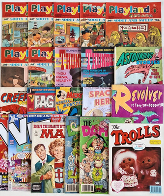 Miscellaneous Comics 1968 - 2017 Playland Viz Trolls Transformers SELECT ISSUES