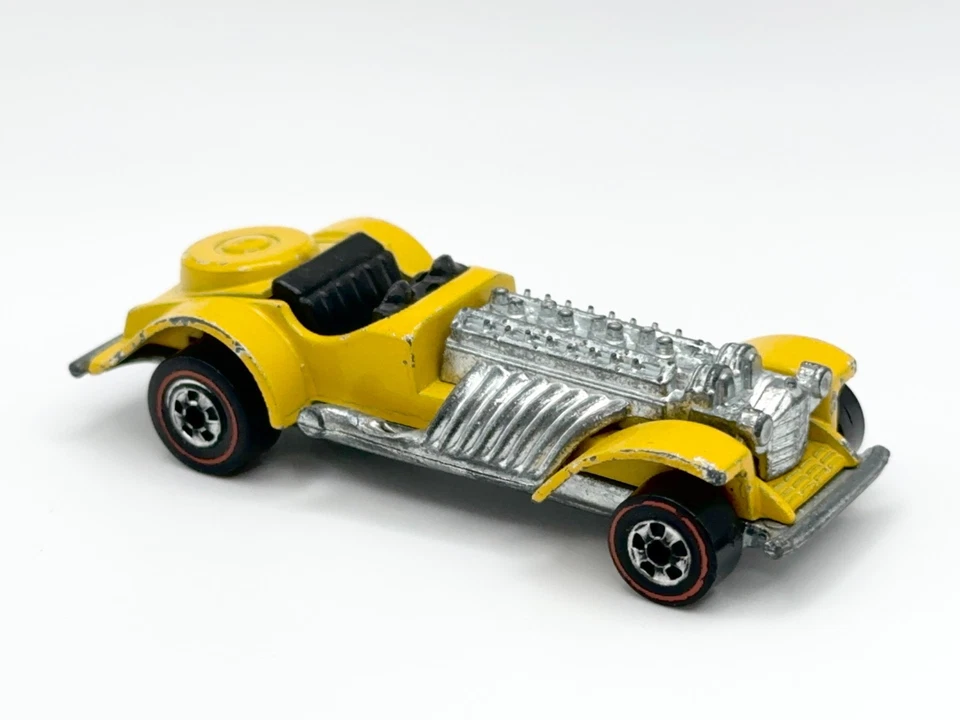 Vintage Hot Wheels Redline 1973 Darker Yellow Enamel Sweet 16 - Very Good Car! - Image 4 of 4