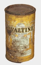 OVALTINE Tin The Food Beverage "A Food Discovery from Switzerland"  Vintage