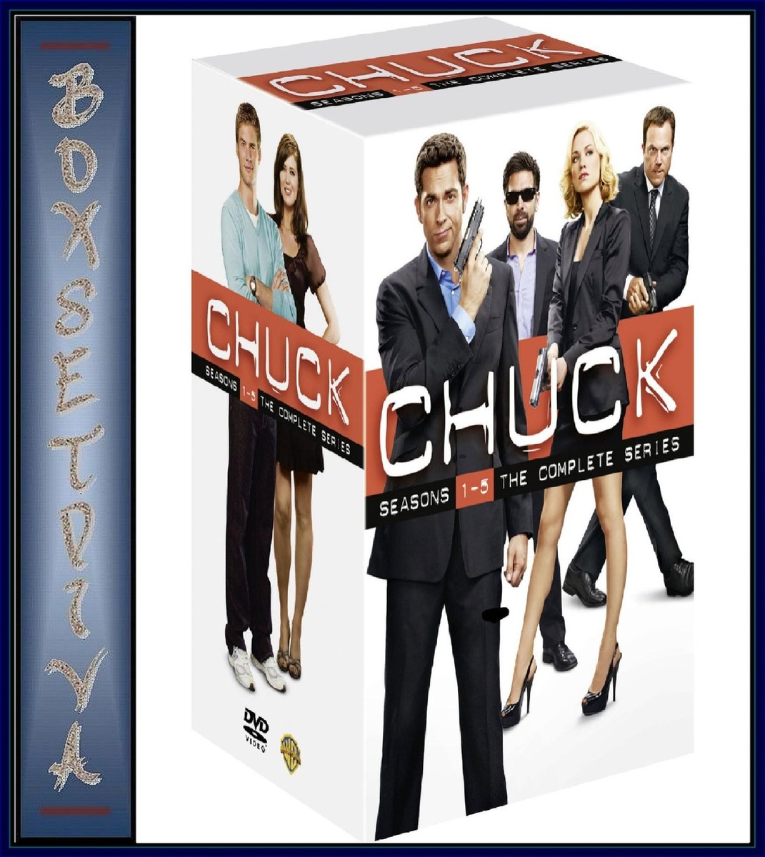 CHUCK - COMPLETE SERIES 1 2 3 4 & 5 *BRAND NEW DVD BOXSET* CHUCK - COMPLETE SERIES 1 2 3 4 & 5 *BRAND NEW DVD BOXSET*