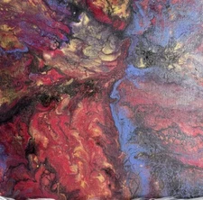 Abstract Acrylic Painting on Canvas Contemporary Art  12 By 12 In OOAKPainting