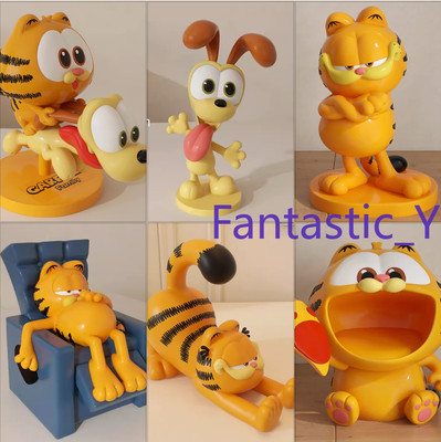 Garfield Odie Cute Anime Doll Collection Ornament Toy Shelf