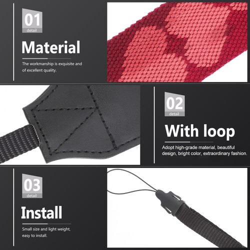 Portable Camera Sling Belt Camera Neck Shoulder Belt Neck Strap for Camera - Picture 5 of 12