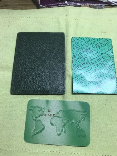 Vintage Rolex wallet /paper holder; translation Booklet ;2001-2002 calendar Set - Picture 2 of 6