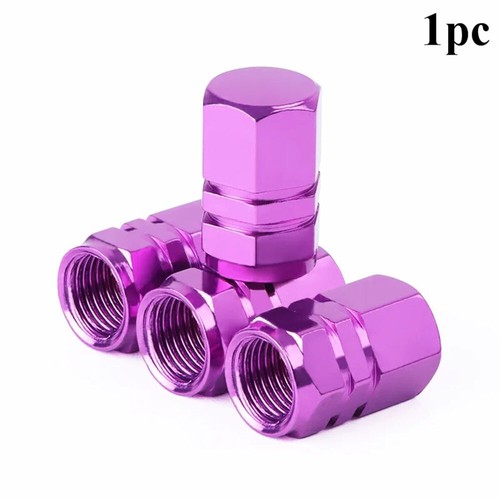 Car Tyre Valve Stem Aluminum Tire Valve Caps Cover Air Dust Wheel Rim Caps wi - Picture 19 of 22