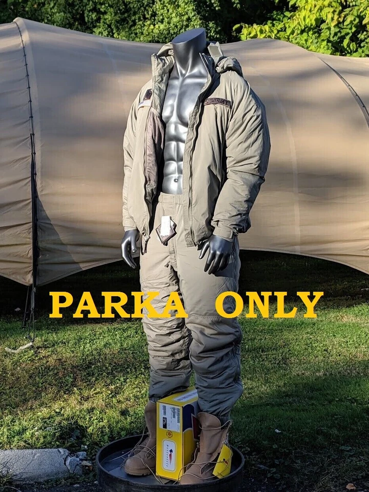 US Army Gen 3 lll PCU Level 7 Primaloft Extreme Cold Weather ECW Parka Jacket - Image 2 of 4