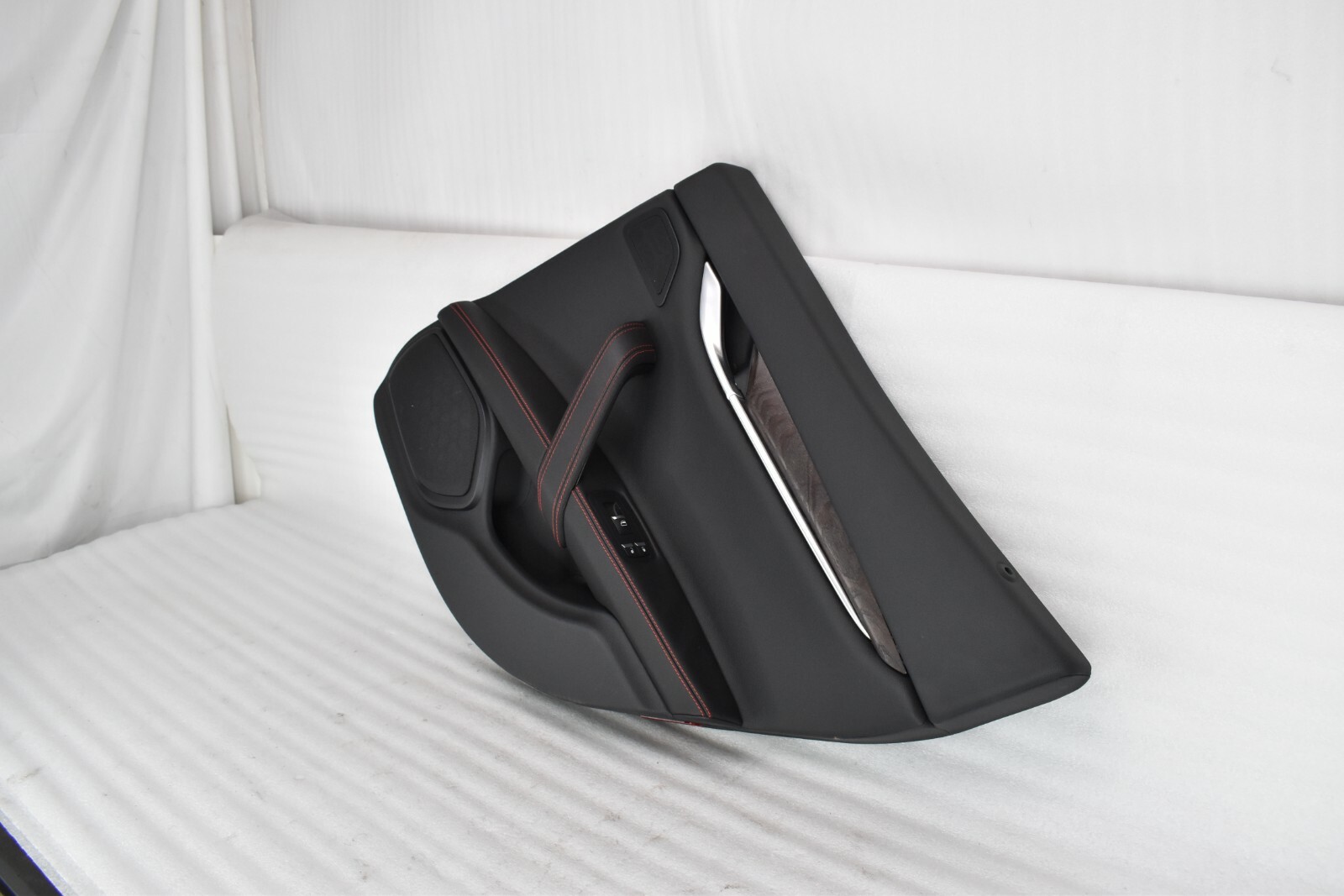 🚀 14-17 Maserati Ghibli Rear Right Side Complete Interior Door Panel Black OEM
