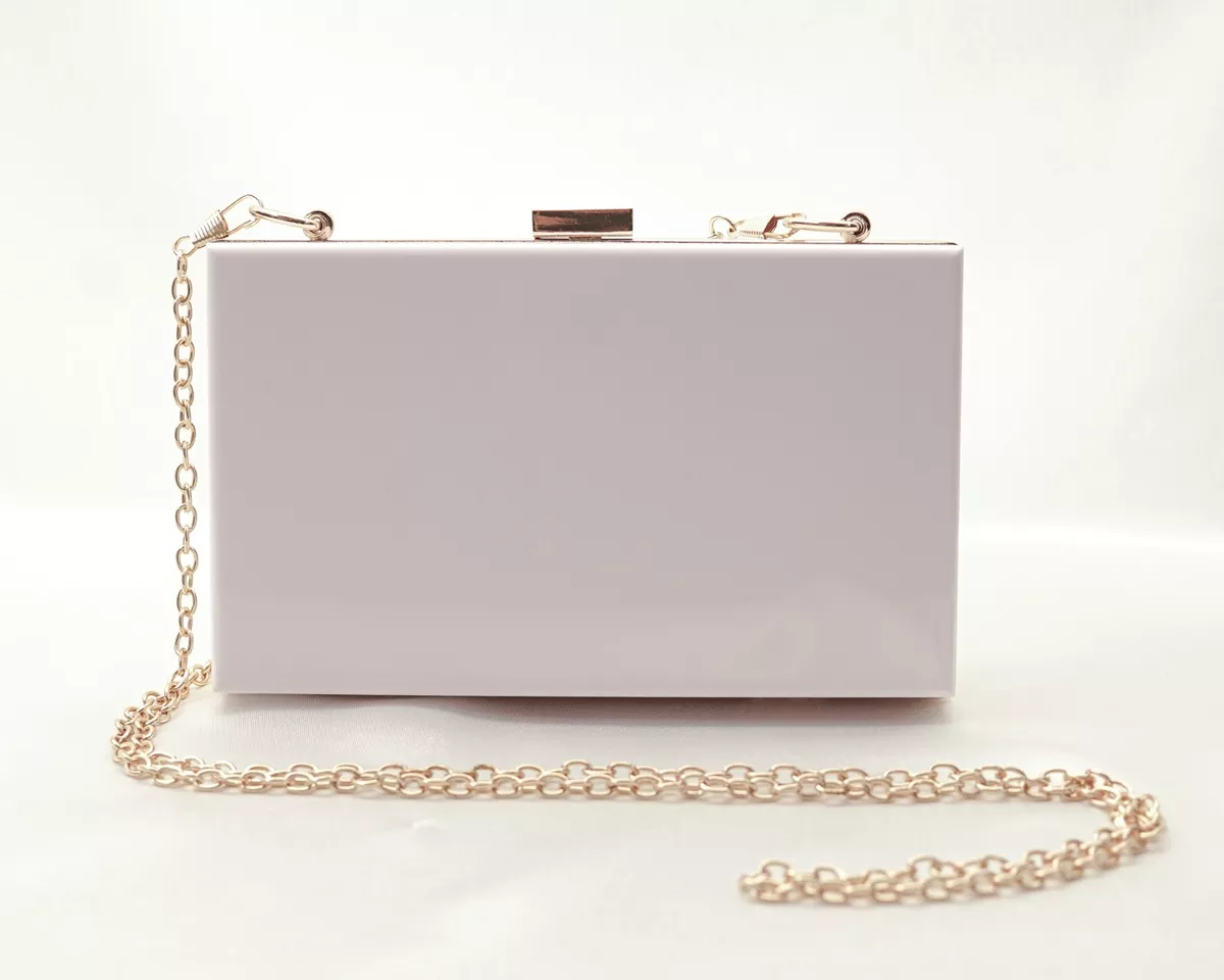 White acrylic 2025 purse