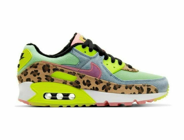 Women Air Max 90 LX Illusion Dancefloor Green Casual Sneaker CW3499-300 Size 7 | eBay