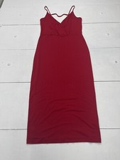 ASOS Design Red Spaghetti Strap Midi Dress Women’s Size 10