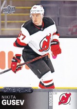 19/20 OVERTIME....NIKITA GUSEV...ROOKIES....CARD # 115....DEVILS