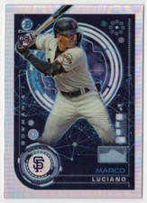 2024 Bowman Chrome Marco Luciano #BAI-3 A.I. Rookie Insert San Francisco Giants