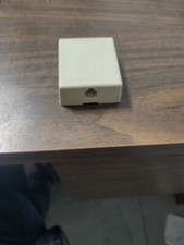 10 Pack,Surface Mount Telephone Jack , Ivory Color