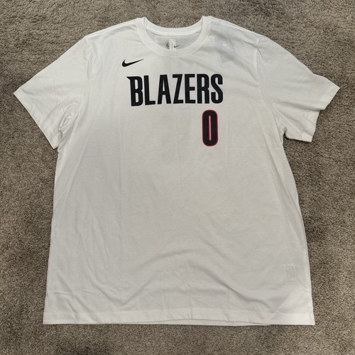 Nike Portland Trailblazers Damian Lillard Shirt Größe 2XL UNVERBINDLICHE UVP $ 40