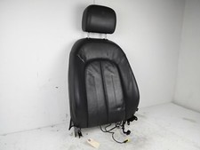 12-17 AUDI A6 C7 - FRONT DRIVER SEAT BACK UPPER CUSHION COVER HEADREST BLACK