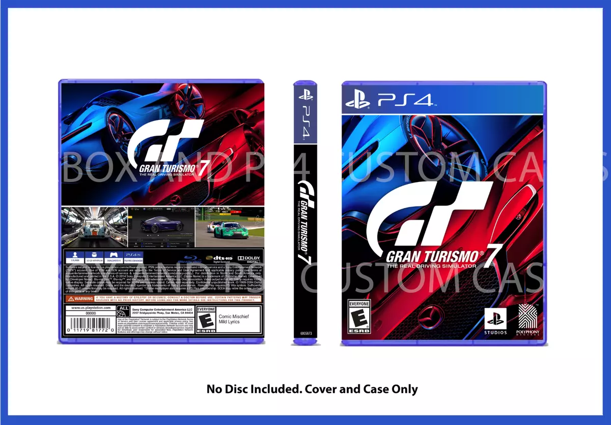 Gran Turismo 7 PS5 Custom PS1 Inspired Jewel Case , gran turismo 7 ps5 