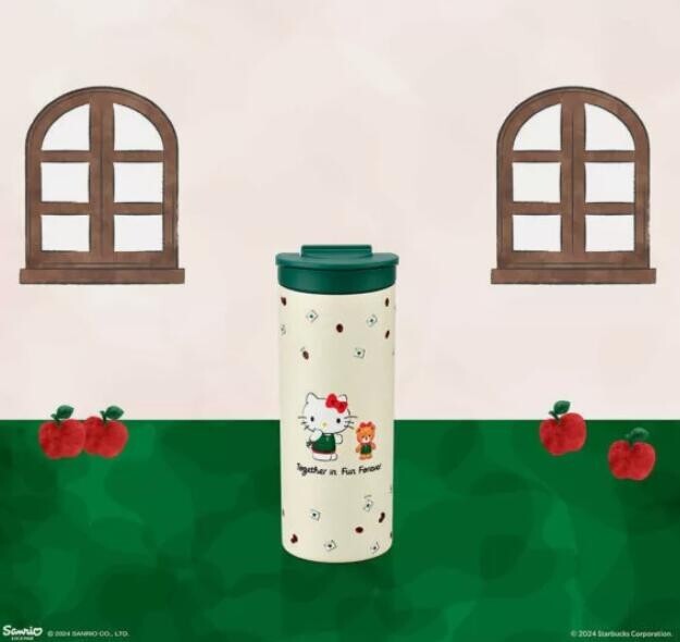 Starbucks×Hello Kitty ステンレスボトル 591ml Starbucks x