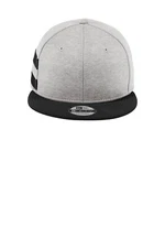 New Era ® Shadow Heather Striped Flat Bill Snapback Cap-NE408
