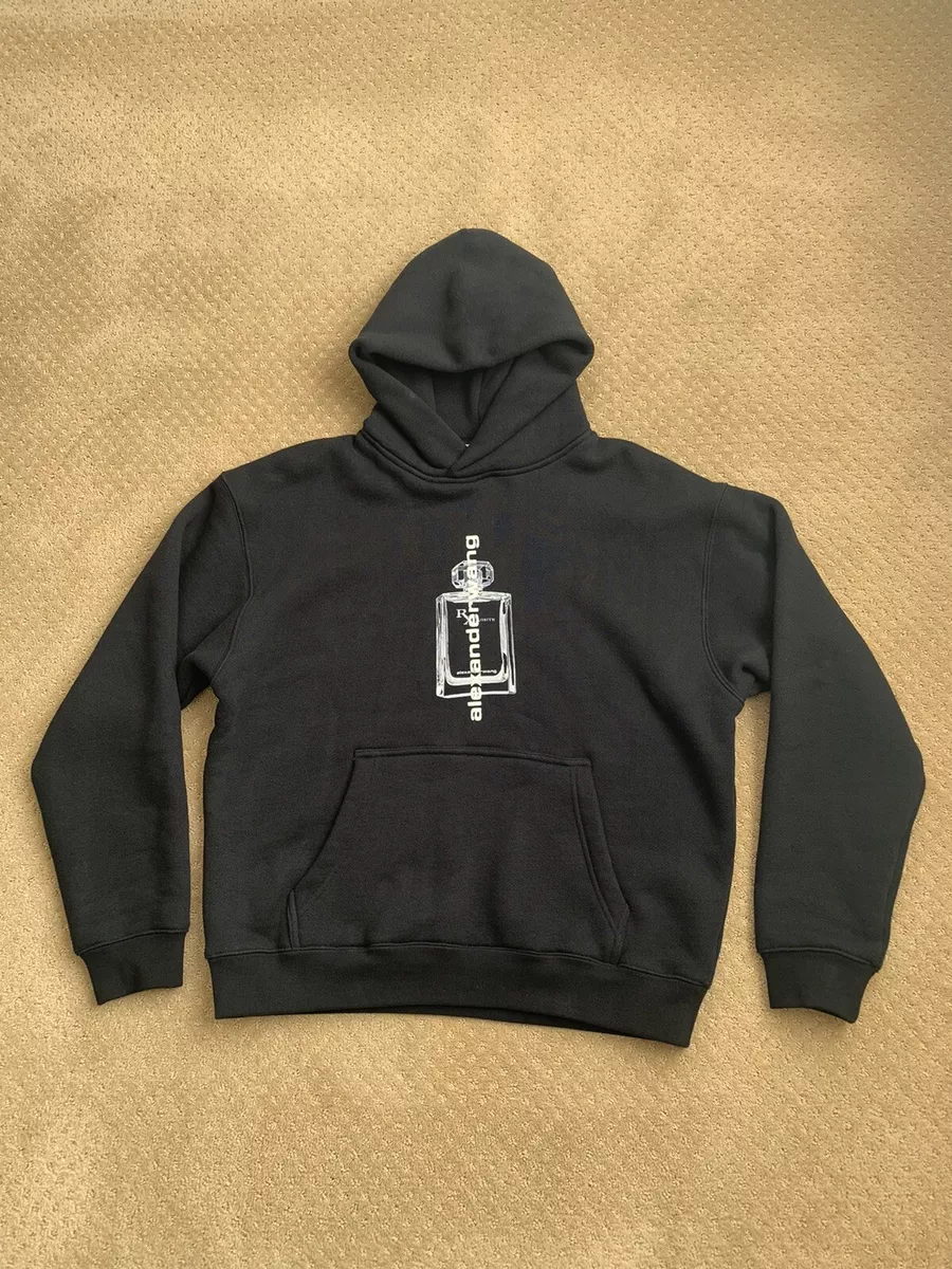 Alexander Wang Fragrance Bottle Hoodie Sweatshirt Black Small eBay