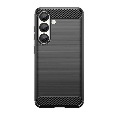 Pour Samsung S25/S25+/ S25Ultra - Coque TPU souple antichoc en fibre de carbone - Photo 5 sur 7