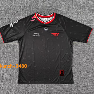New 2025 LCK Team T1 Uniform Jersey S15 Faker TShirt LOL