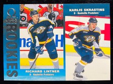 1999-00 Pacific Omega #131 - Richard Lintner / Karlis Skrastins (ROOKIE)