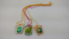 Shopkins Set Of 3 Fashion / Dog Tag Necklaces -