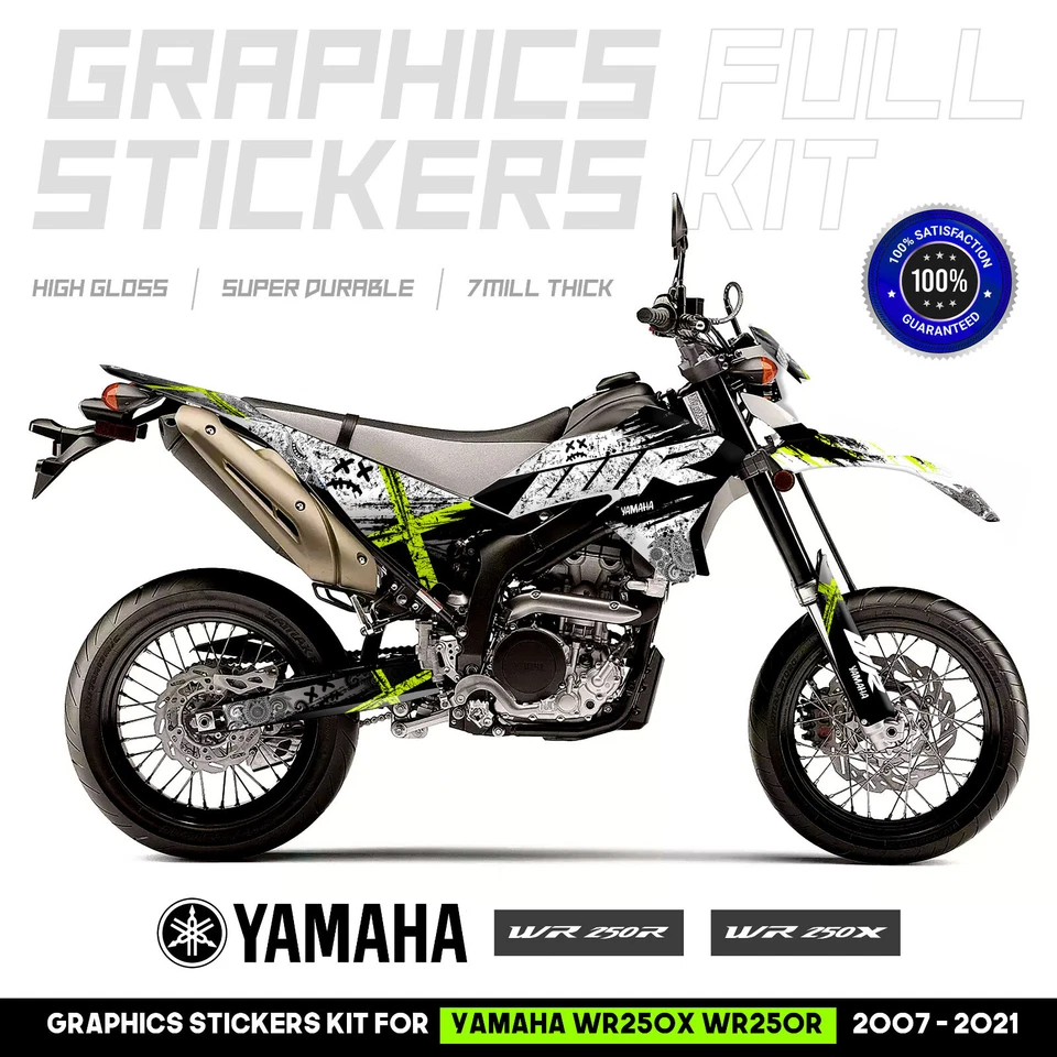 YAMAHA WR250X WR250R Gráficos Calcomanías Adhesivas Kit Completo Todos los Años (2008 - 2021) Foto 2 de 3