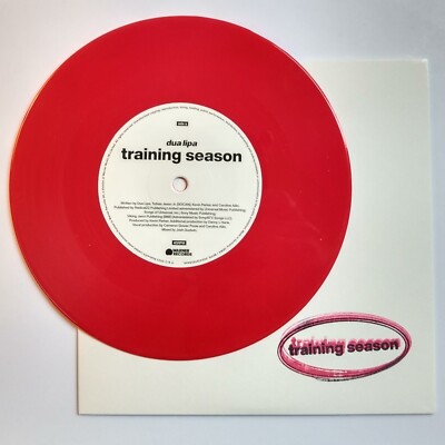 DUA LIPA: Training Season RED VINYL 7