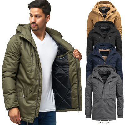 INDICODE Winterjacke Steppjacke Parka Lange Outdoor Jacke