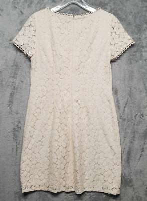 Adrianna Papell Dress Womens 4 Off White Cream Lace Crochet Lined Career Church | eBay Adrianna Papell Dress Womens 4 Off White Cream Lace Crochet Lined Career Church | eBay