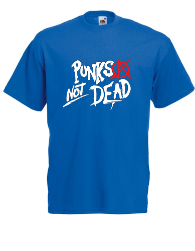 Herren T-Shirt Punks Not Dead Größe bis 5XL - Picture 6 of 10