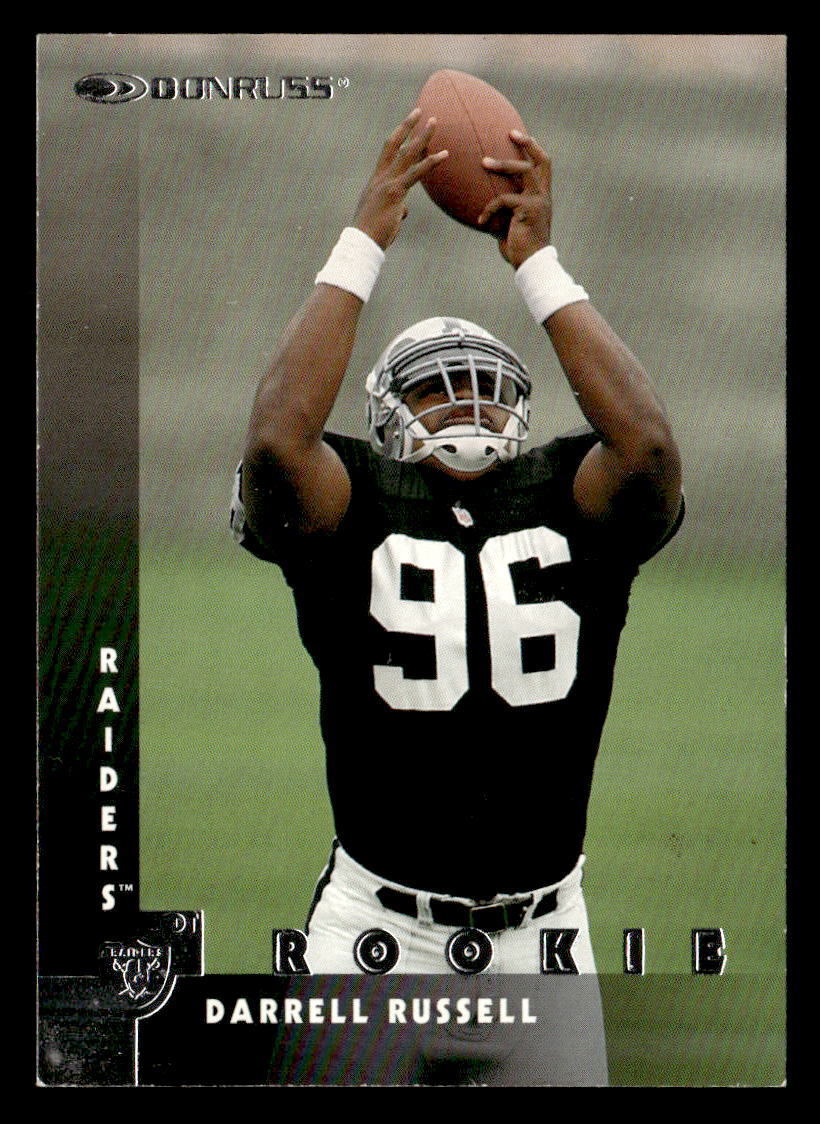 Darrell Russell 1997 Donruss Rookie Card #220 Oakland Raiders