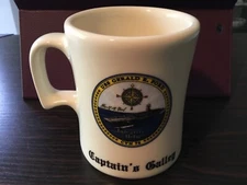 USS GERALD R. FORD (CVN 78) “Captain’s Galley” Victory Mug - 13.5oz Never Used