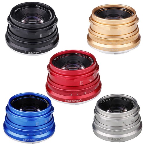 RISESPRAY 35mm f/1.6 Mini Lens V for Fuji Fujifilm X-T3 X-T2 X-T1 X-H1 X-T10 - Picture 10 of 14