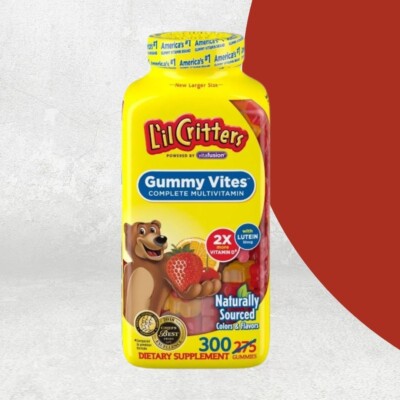 Lil Critters Gummy Vites 300 Gummy Bears Multi-delicious in 5 yummy flavors!